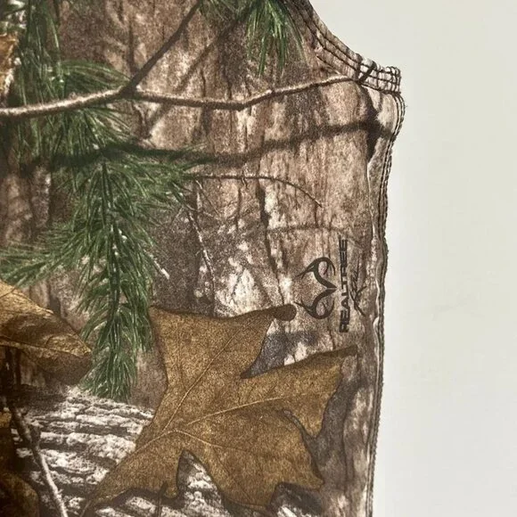 Carhartt Realtree Camo Quilted Vest Pink Girls Size XS 6 PREOWNED - Picture 7 of 10